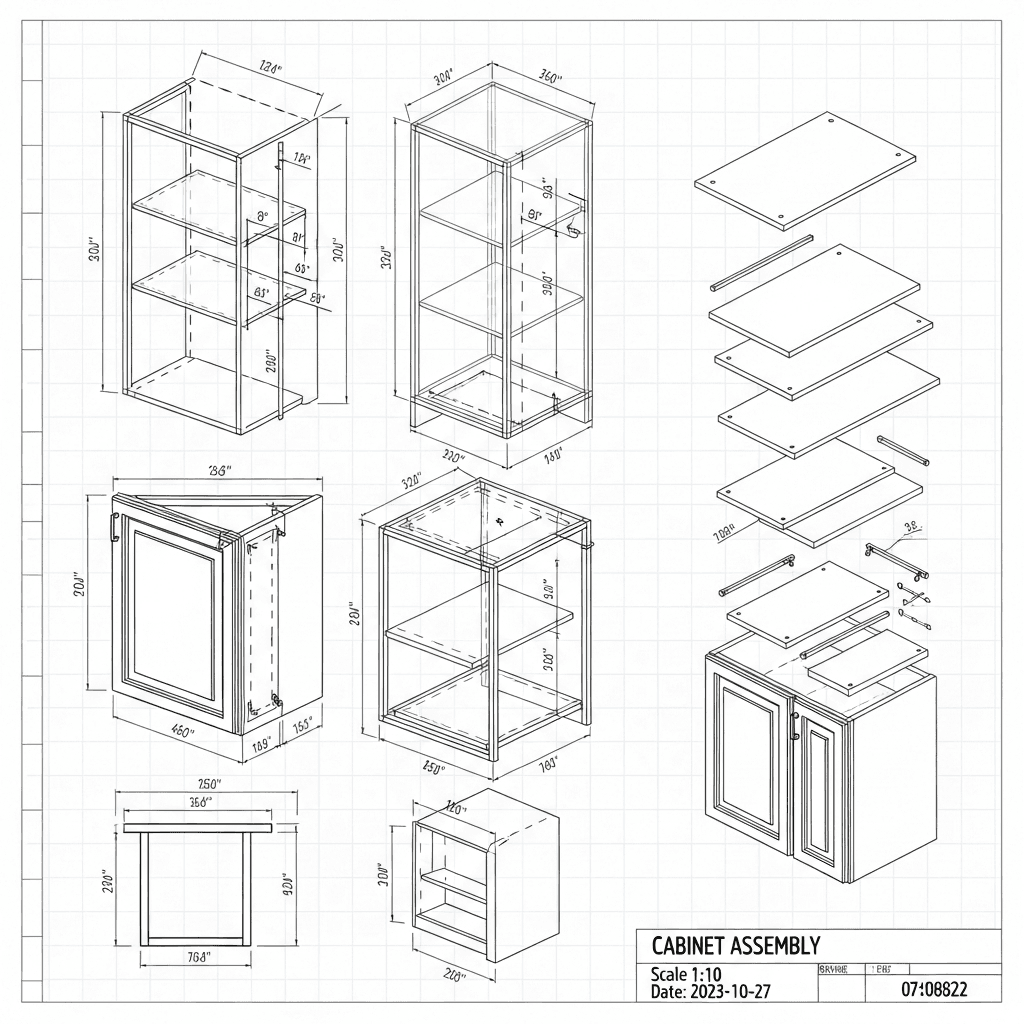 Cabinet CAD Drawing